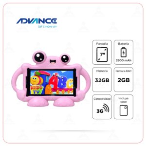 TABLET ADVANCE INTRO TR7996 7" 3G MONSTER DUAL SIM/ 2GB/ 32GB ROSADO